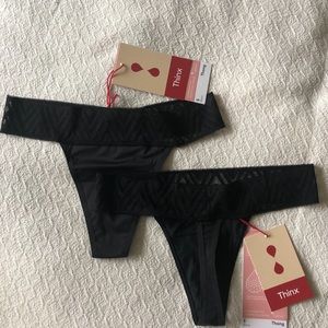 Thinx thongs NWT (2 for $35)